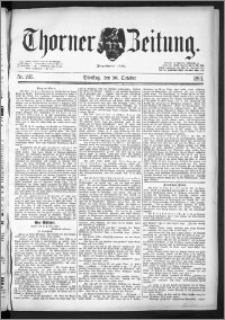 Thorner Zeitung 1891, Nr. 245