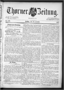 Thorner Zeitung 1891, Nr. 248