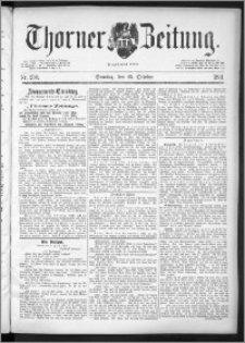Thorner Zeitung 1891, Nr. 250 + Beilage