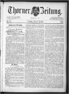 Thorner Zeitung 1891, Nr. 251