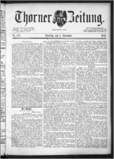 Thorner Zeitung 1891, Nr. 257