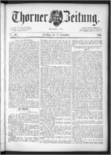 Thorner Zeitung 1891, Nr. 269