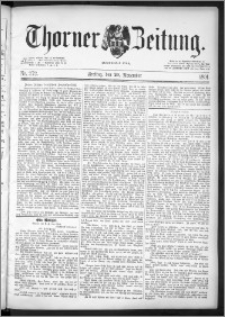 Thorner Zeitung 1891, Nr. 272