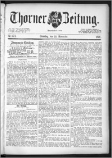 Thorner Zeitung 1891, Nr. 274 + Beilage