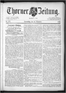 Thorner Zeitung 1891, Nr. 277