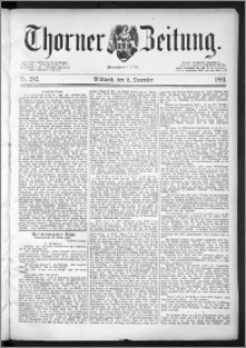 Thorner Zeitung 1891, Nr. 282