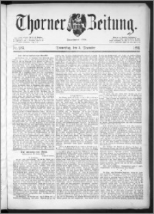 Thorner Zeitung 1891, Nr. 283