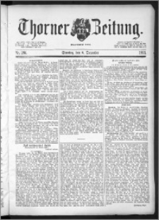 Thorner Zeitung 1891, Nr. 286 + Beilage