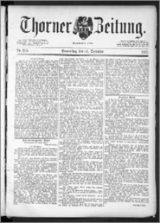 Thorner Zeitung 1891, Nr. 295 + Beilage