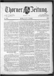Thorner Zeitung 1891, Nr. 296 + Beilage