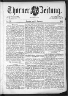 Thorner Zeitung 1891, Nr. 298 + 1. Beilage, 2. Beilage