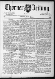 Thorner Zeitung 1892, Nr. 2 + Extra-Beilage