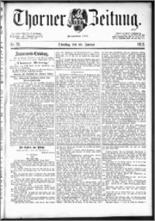 Thorner Zeitung 1892. Nr. 21