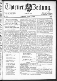 Thorner Zeitung 1892. Nr. 23