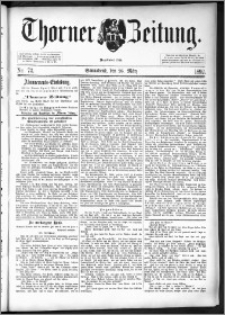 Thorner Zeitung 1892. Nr. 73