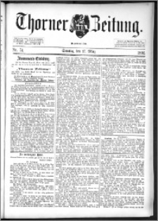 Thorner Zeitung 1892. Nr. 74 + Beilage
