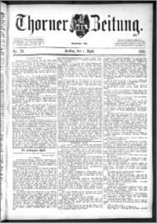 Thorner Zeitung 1892. Nr. 78