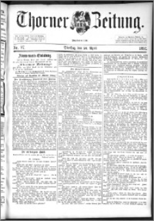 Thorner Zeitung 1892. Nr. 97