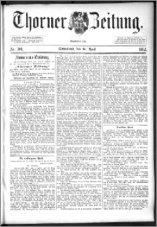 Thorner Zeitung 1892. Nr. 101