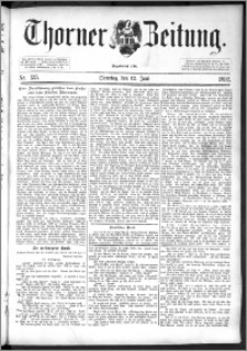 Thorner Zeitung 1892. Nr. 135 + Beilage