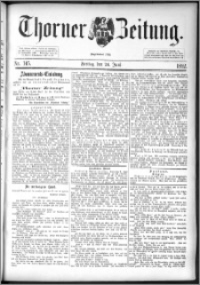 Thorner Zeitung 1892. Nr. 145