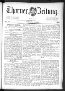 Thorner Zeitung 1892. Nr. 148