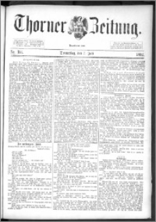 Thorner Zeitung 1892. Nr. 156