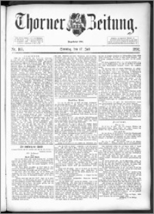 Thorner Zeitung 1892. Nr. 165 + Beilage