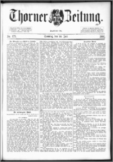 Thorner Zeitung 1892. Nr. 171 + Beilage