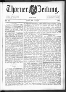 Thorner Zeitung 1892. Nr. 181