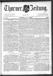 Thorner Zeitung 1892. Nr. 186