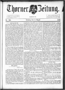 Thorner Zeitung 1892. Nr. 190