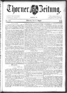 Thorner Zeitung 1892. Nr. 191