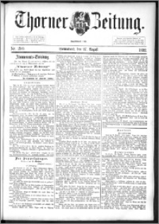 Thorner Zeitung 1892. Nr. 200