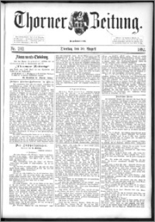 Thorner Zeitung 1892. Nr. 202