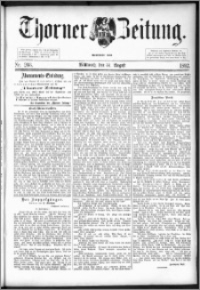 Thorner Zeitung 1892. Nr. 203