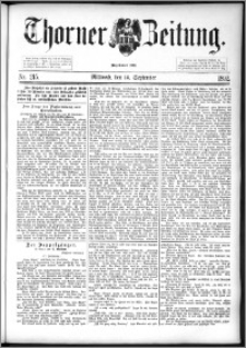 Thorner Zeitung 1892. Nr. 215
