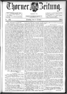 Thorner Zeitung 1892. Nr. 231 + Beilage