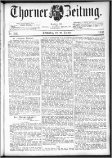 Thorner Zeitung 1892. Nr. 246