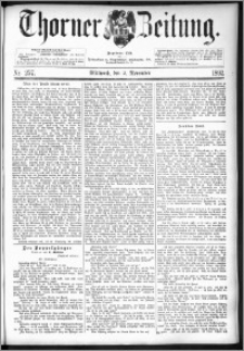 Thorner Zeitung 1892. Nr. 257