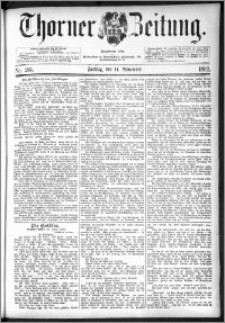 Thorner Zeitung 1892. Nr. 265