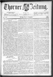Thorner Zeitung 1892. Nr. 271