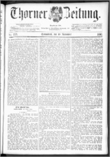 Thorner Zeitung 1892. Nr. 272