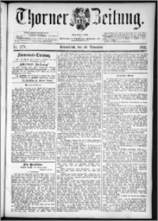 Thorner Zeitung 1892. Nr. 278