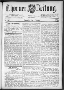 Thorner Zeitung 1892. Nr. 282