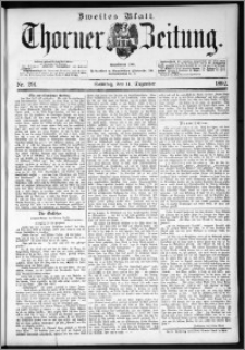 Thorner Zeitung 1892. Nr. 291 Zweites Blatt