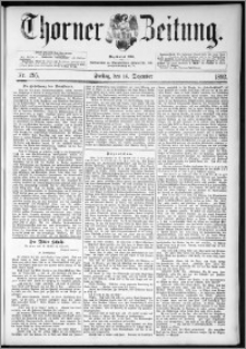 Thorner Zeitung 1892. Nr. 295