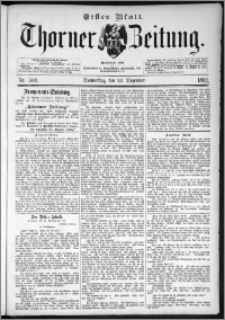 Thorner Zeitung 1892. Nr. 300 Erstes Blatt