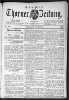 Thorner Zeitung 1892. Nr. 303 Erstes Blatt
