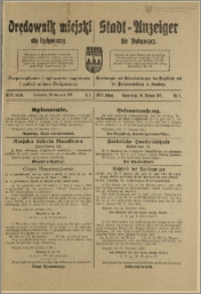 Bromberger Stadt-Anzeiger, J. 38, 1921, nr 5
